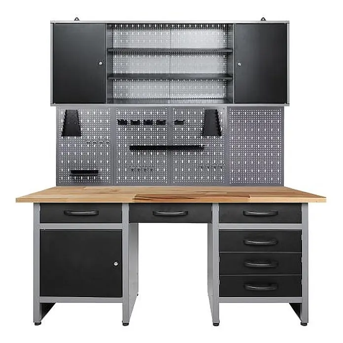 Ondis24 Werkbank-Set - Arbeitshöhe: 850 mm, Metall