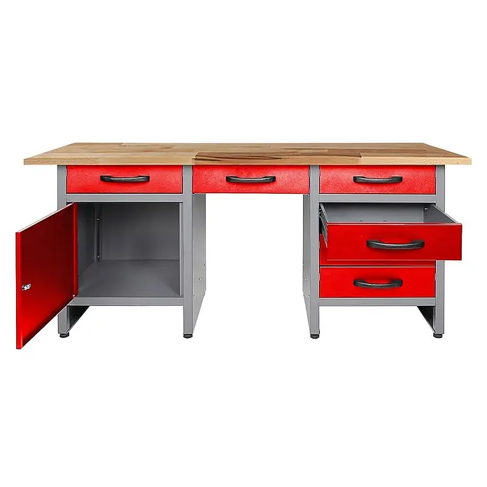 Ondis24 Werkbank-Set - Arbeitshöhe: 850 mm, Metall