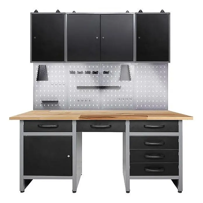 Ondis24 Werkbank-Set - Arbeitshöhe: 850 mm, Metall