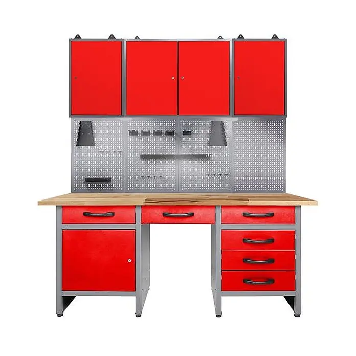 Ondis24 Werkbank-Set - Arbeitshöhe: 850 mm, Metall