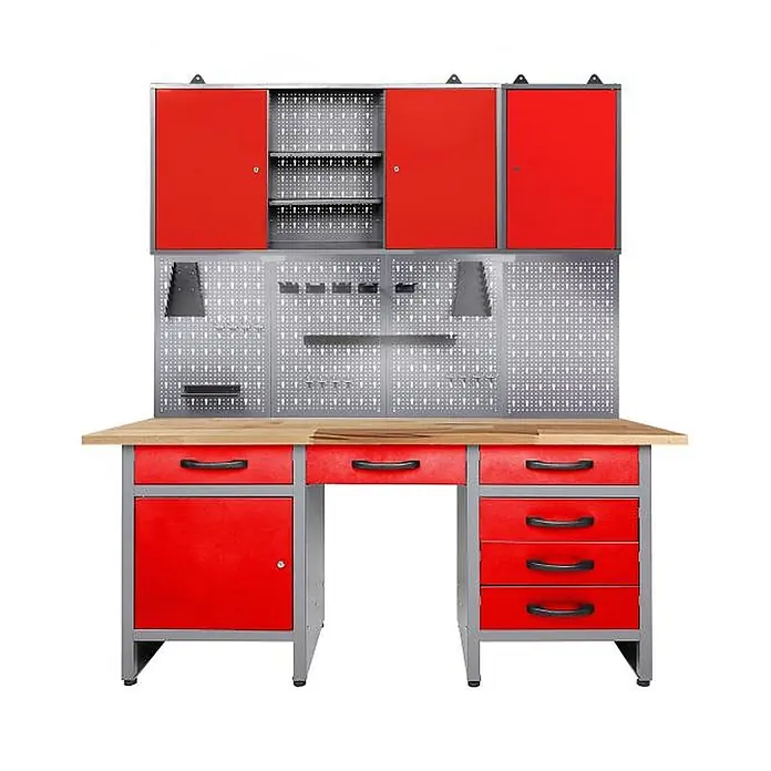 Ondis24 Werkbank-Set - Arbeitshöhe: 850 mm, Metall