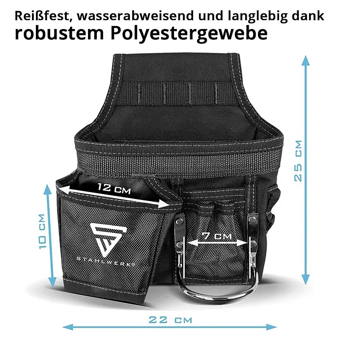 STAHLWERK Werkzeug-Gürteltasche Werkzeuggürtel - Kunststoff