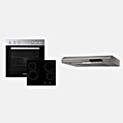 Respekta Singleküche KB210BGEC (210 cm, Grau)