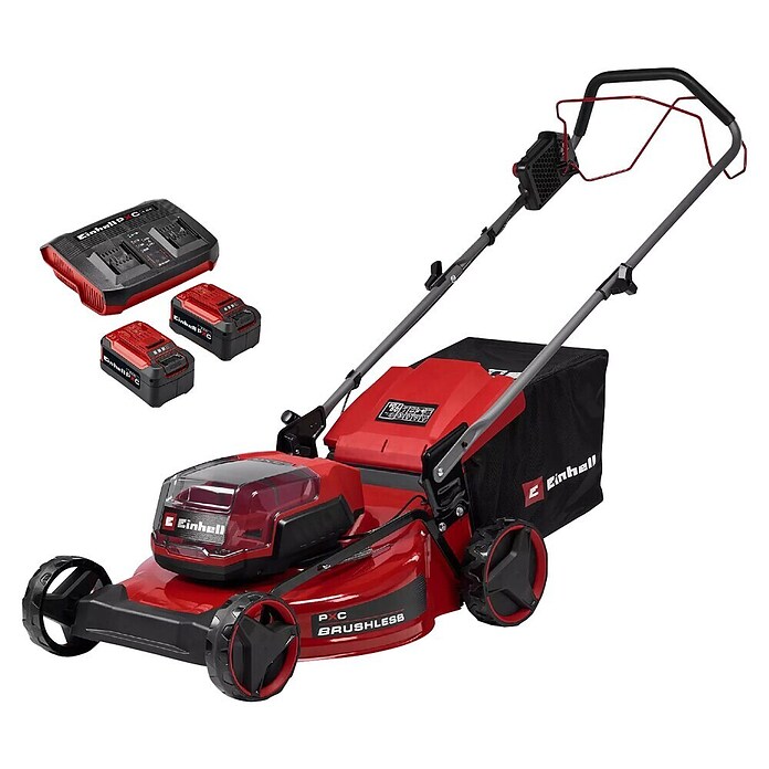 Einhell Akumulatorska kosilnica GC-CM 36/51 S Li BL  (36 V, 2 bateriji, 5,2 Ah, Širina reza: 51 cm, Samohodna) | 7239 - Akkumäher Marke | IAEA - Rasenmäher | IAE - Gartenmotorgeräte | IA - Gartenhartware | I - Stadtgarten | BAUHAUS