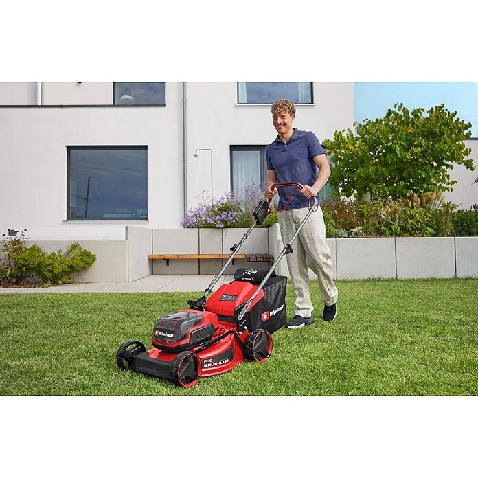 Einhell Akumulatorska kosilnica GC-CM 36/46 S Li BL  (36 V, 2 bateriji, 4 Ah, Širina reza: 46 cm, Samohodna) | 7239 - Akkumäher Marke | IAEA - Rasenmäher | IAE - Gartenmotorgeräte | IA - Gartenhartware | I - Stadtgarten | BAUHAUS