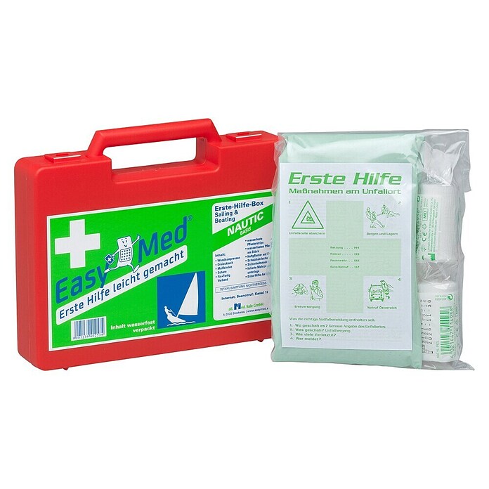 EasyMed Verbandskasten Bordapotheke Nautic Basis (Geeignet für: 2 Personen)