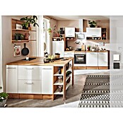 Respekta Inselküche Hilde Typ 2 (Breite: 280 cm, Weiß, Mit Elektrogeräten) | BAUHAUS
