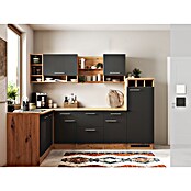 Respekta Inselküche Hilde Typ 1 (Breite: 280 cm, Grau, Matt, Mit Elektrogeräten) | BAUHAUS