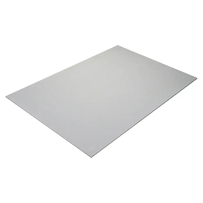Fermacell Gipsfaserplatte 1-Mann-Platte1.500 x 1.000 x 12,5 mm - Das Bild zeigt eine einzelne, unbenutzte, rechteckige Gipsplatte in neutralem Grau, ideal für Bau- oder Renovierungsprojekte.