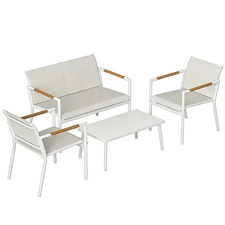 Outsunny  Loungemöbel-Set