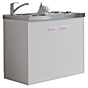 Respekta Miniküche Pantry OKS (100 cm, Mit Duo-Kochmulde)