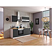 Respekta Singleküche KB210WGC (210 cm, Grau)
