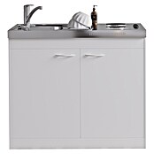 Respekta Miniküche Pantry OKS (100 cm, Mit Duo-Kochmulde)