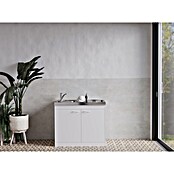 Respekta Miniküche Pantry OKS (100 cm, Mit Duo-Kochmulde)