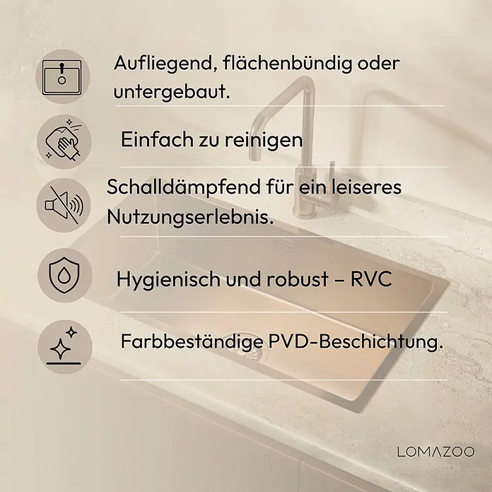 LOMAZOO Einbauspüle LMZ-SUPREON - 