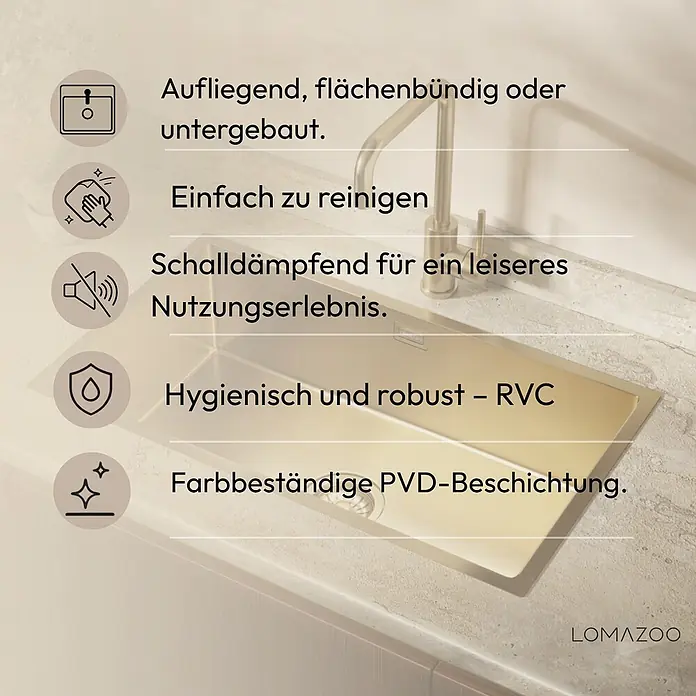 LOMAZOO Einbauspüle LMZ-SUPREX - 