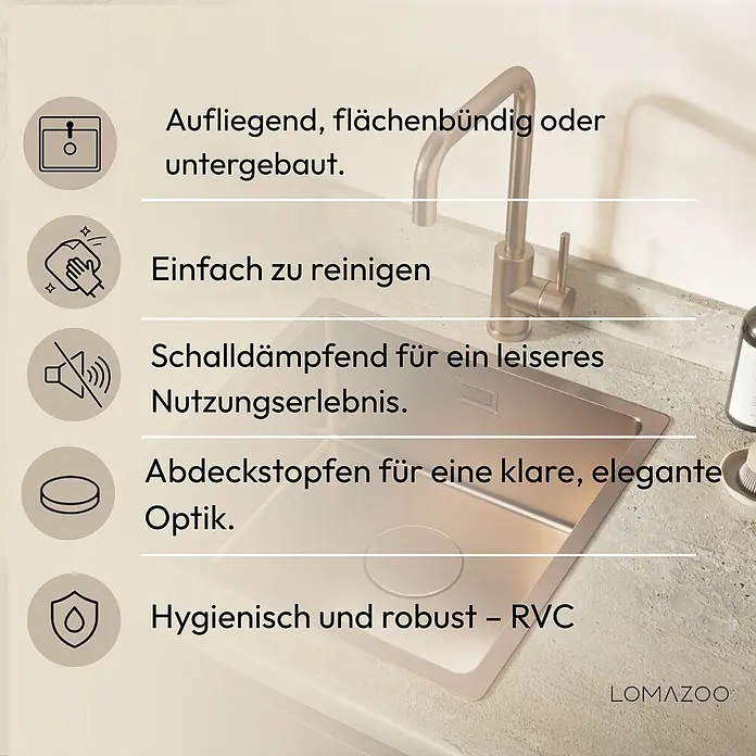 LOMAZOO Einbauspüle LMZ-PRIME - 