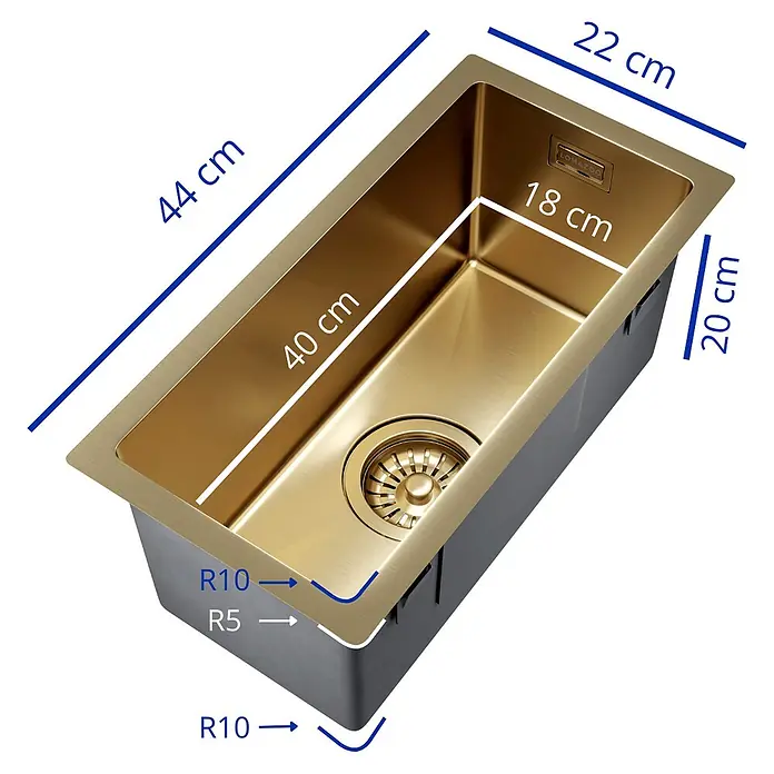LOMAZOO Einbauspüle LMZ-ASTRA - 