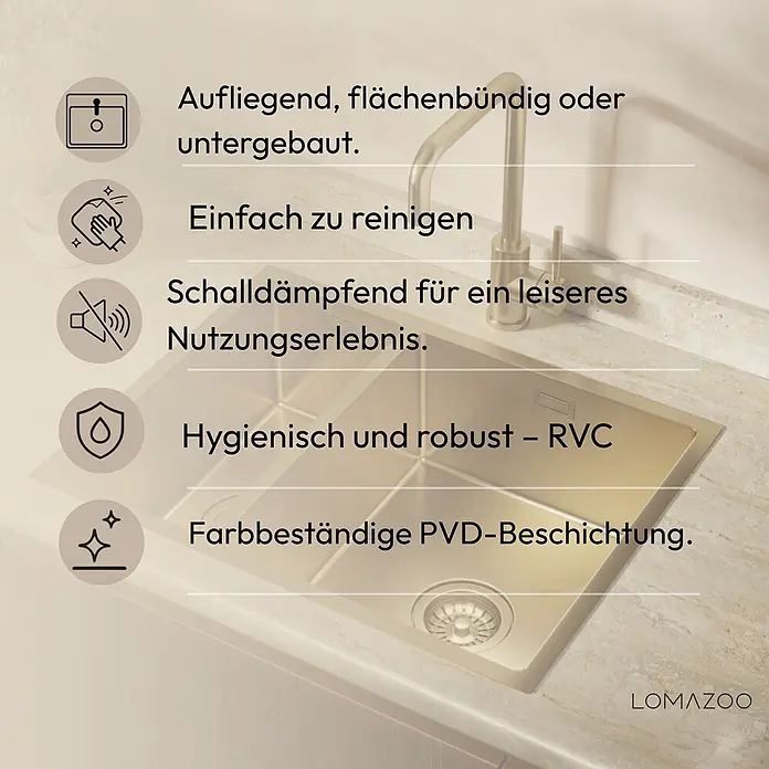 LOMAZOO Einbauspüle LMZ-MAXION - 