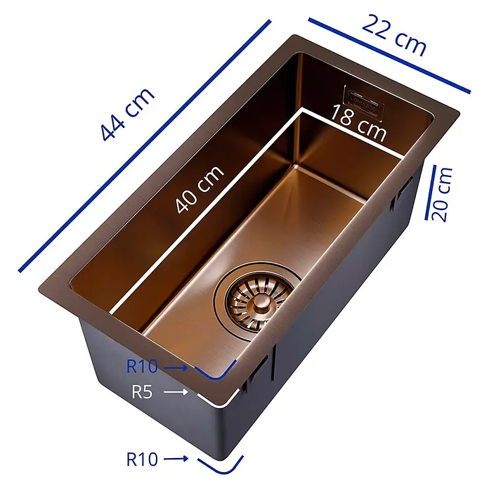 LOMAZOO Einbauspüle LMZ-LYRA - 