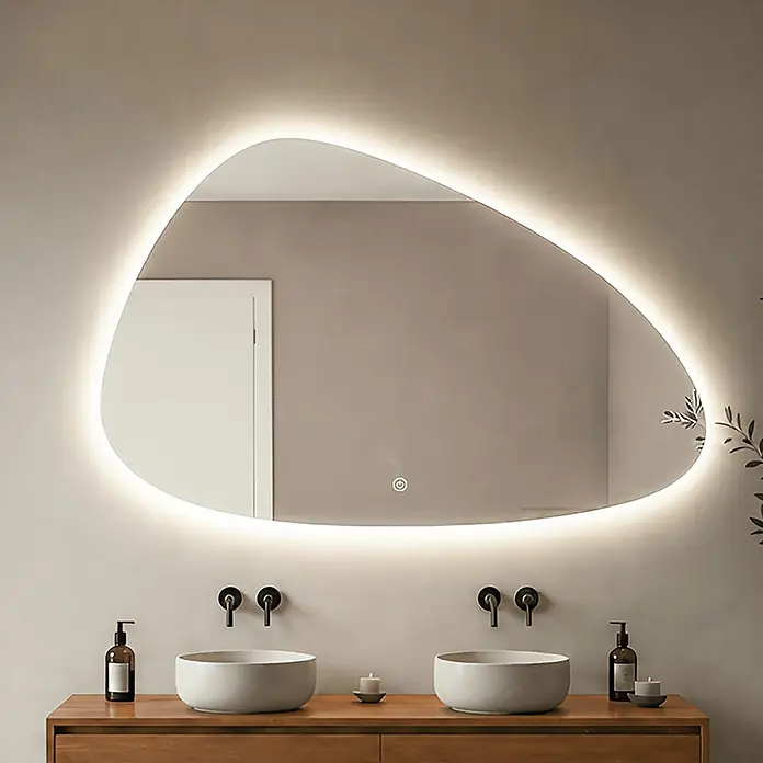 LOMAZOO Lichtspiegel LMZ-ALICANTE - Silber