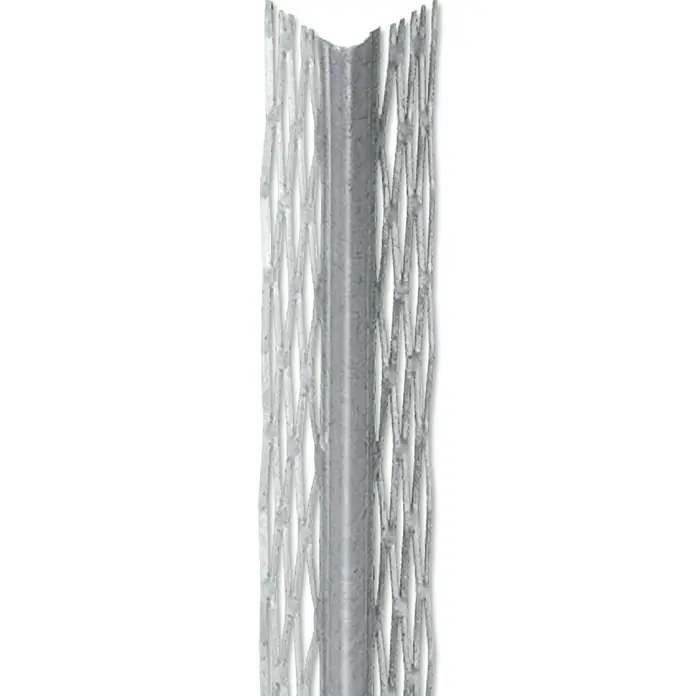 Catnic Putzeckprofil - Länge: 250 cm, Passend für: 12 mm Putzstärke, Stahl - Metallischer Eckschutz mit Gitternetzflügeln für Putzarbeiten, schützt Ecken vor Beschädigungen und sorgt für saubere Kanten.