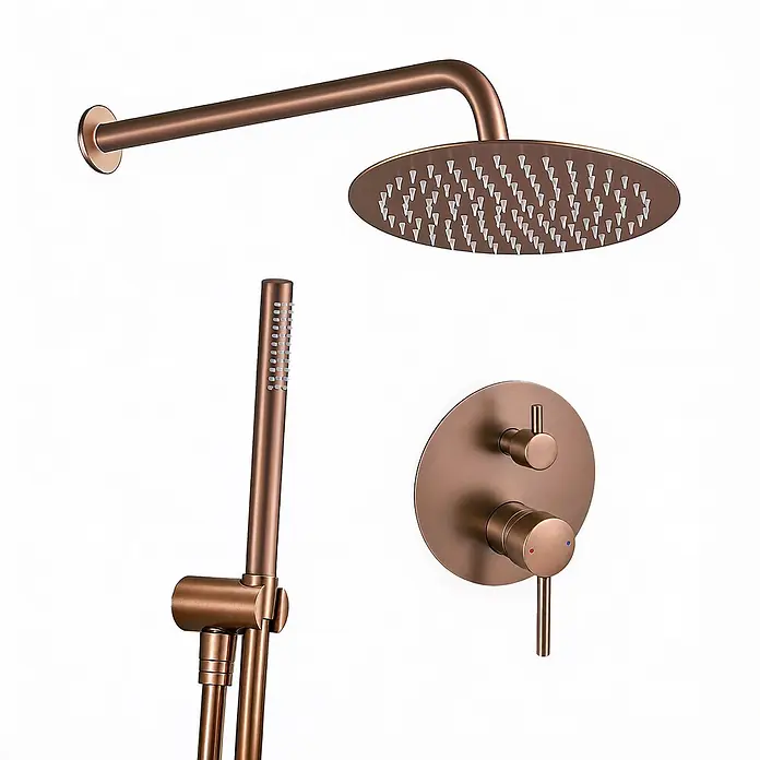 LOMAZOO Duschsystem LMZ-MOREA - Anzahl Strahlarten: 1 Stk., Kupfer