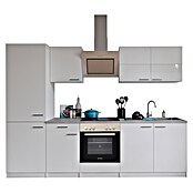 Respekta Küchenzeile KB270WWCGKE178 (Breite: 270 cm, Mit Elektrogeräten, Weiß)