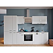 Respekta Küchenzeile KB310WWCGKE178 (Breite: 310 cm, Mit Elektrogeräten, Weiß)