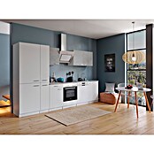Respekta Küchenzeile (Breite: 310 cm, Mit Elektrogeräten, Weiß)