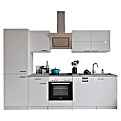 Respekta Küchenzeile KB280WWCGKE178 (Breite: 280 cm, Mit Elektrogeräten, Weiß)