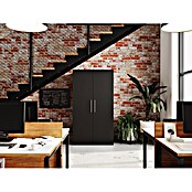 Respekta Schrankküche Peter (Breite: 104 cm, Schwarz, Mit Glaskeramikkochfeld und Mikrowelle) | BAUHAUS