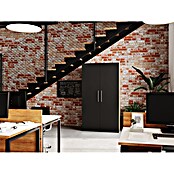 Respekta Schrankküche Peter (Breite: 104 cm, Schwarz, Mit Glaskeramikkochfeld und Mikrowelle) | BAUHAUS