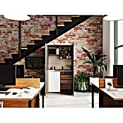 Respekta Schrankküche Peter (Breite: 104 cm, Grau/Eiche, Mit Glaskeramikkochfeld und Mikrowelle) | BAUHAUS