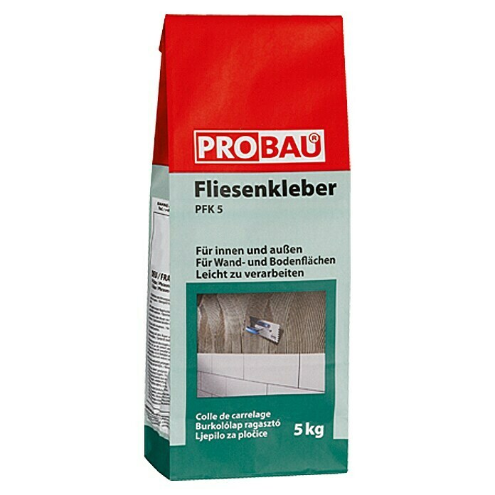 Probau Fliesenkleber5 kg Front View