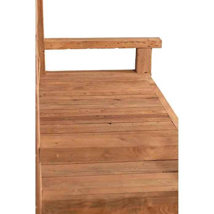 Bene Living Gartenbank Rustique - Teakholz, Natur