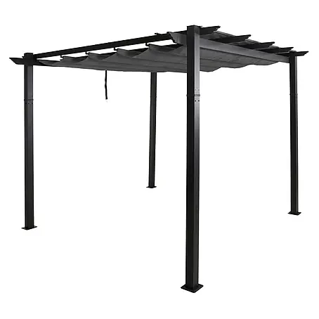 Berlinlodge  Raffpavillon 3x3m mit Schiebedach