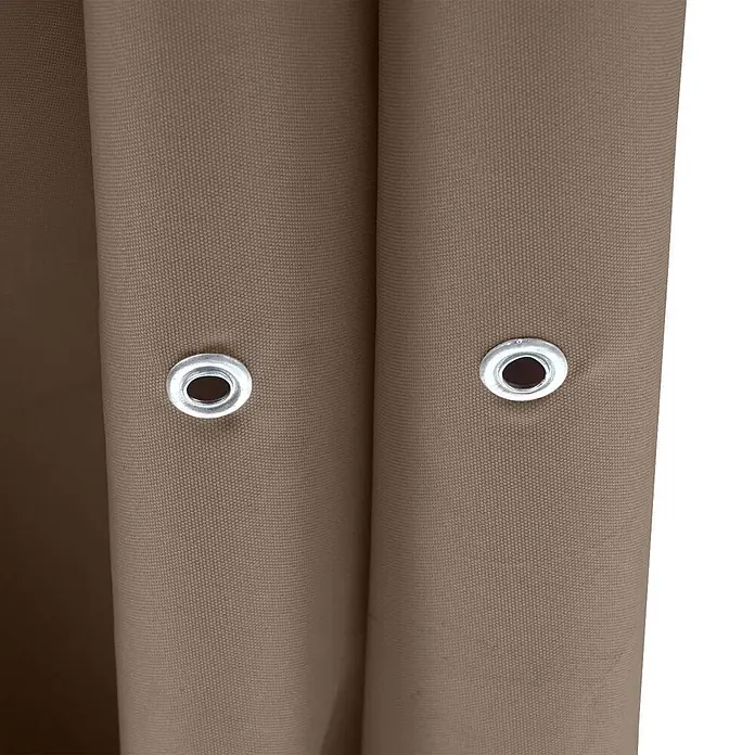 Berlinlodge Raffpavillon mit Schiebedach - B x T: 300 x 300 cm, Farbe Dach: Taupe-Braun