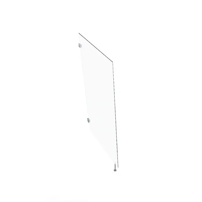 Glaszentrum Hagen Vordach Seitenteil VSG 80x200x80 cm FR - 
