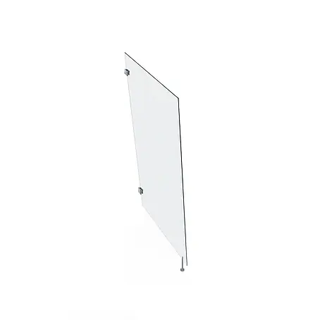 Glaszentrum Hagen  Vordach 80x200x80 cm Seitenteil für Vordächer Klar