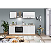 Respekta Singleküche KB210ESWC (210 cm, Weiß)
