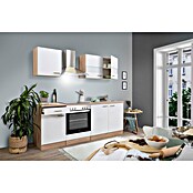 Respekta Singleküche KB210ESWC (210 cm, Weiß)