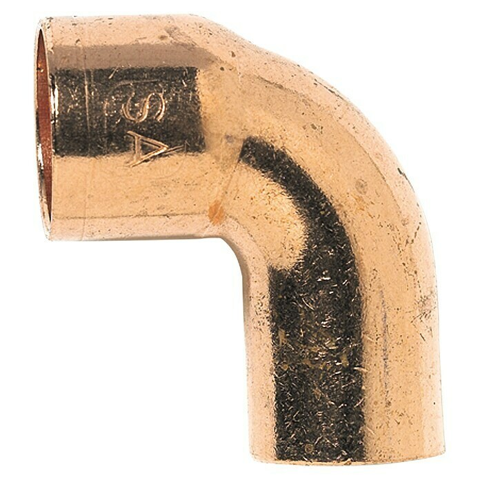 Kupfer-Winkel 5092 IA (Durchmesser: 18 mm, 10 Stk., 90°, Muffe mit Einsteckstück)