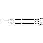 Flexo Verlängerungsschlauch (⅜″, Länge: 100 cm, Rohrstutzen 10 mm)