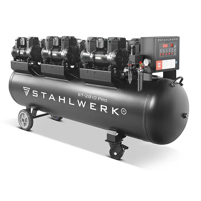 STAHLWERK Kompressor ST-2810 Pro - Max. Druck: 10 bar, 280 l