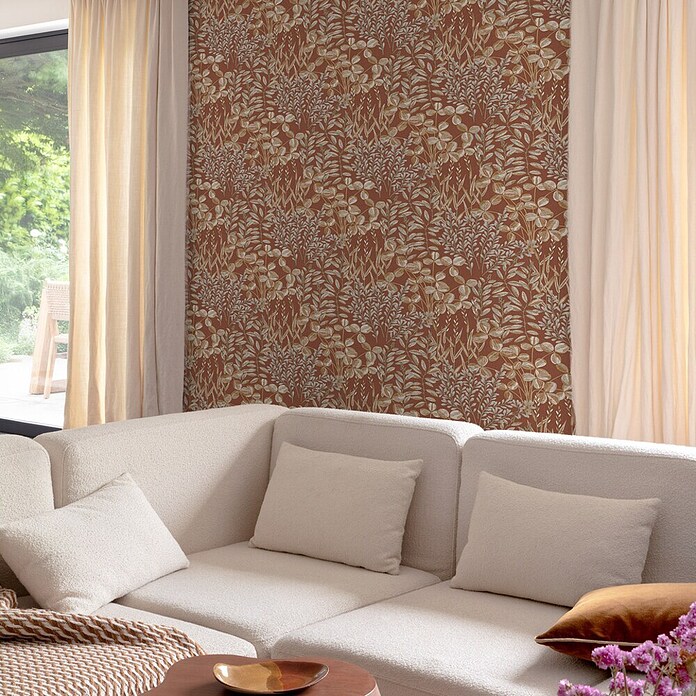 Dutch Wallcoverings Vliesbehang (Inia bruin, 10 m x 53 cm) | BAUHAUS