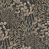 Dutch Wallcoverings Vliesbehang (Inia zwart, 10 m x 53 cm) | BAUHAUS