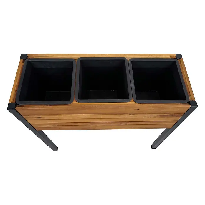 Proregal Kräuterhochbeet - L x B x H: 30 x 81 x 75 cm, Material: Holz