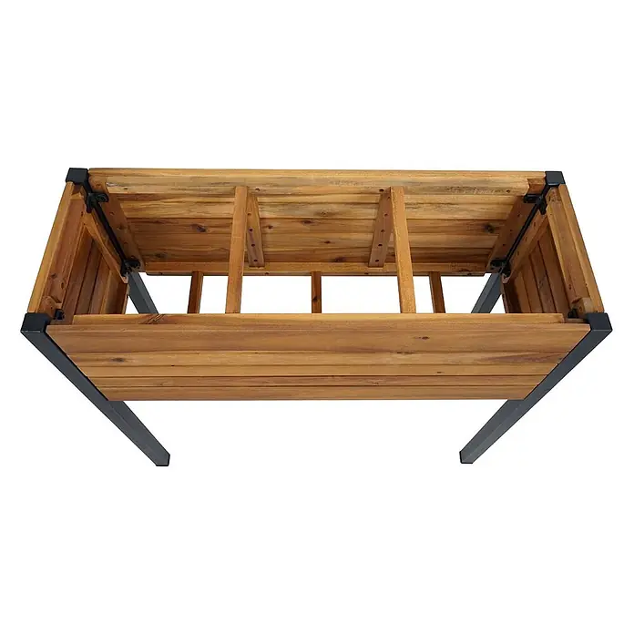 Proregal Kräuterhochbeet - L x B x H: 30 x 81 x 75 cm, Material: Holz