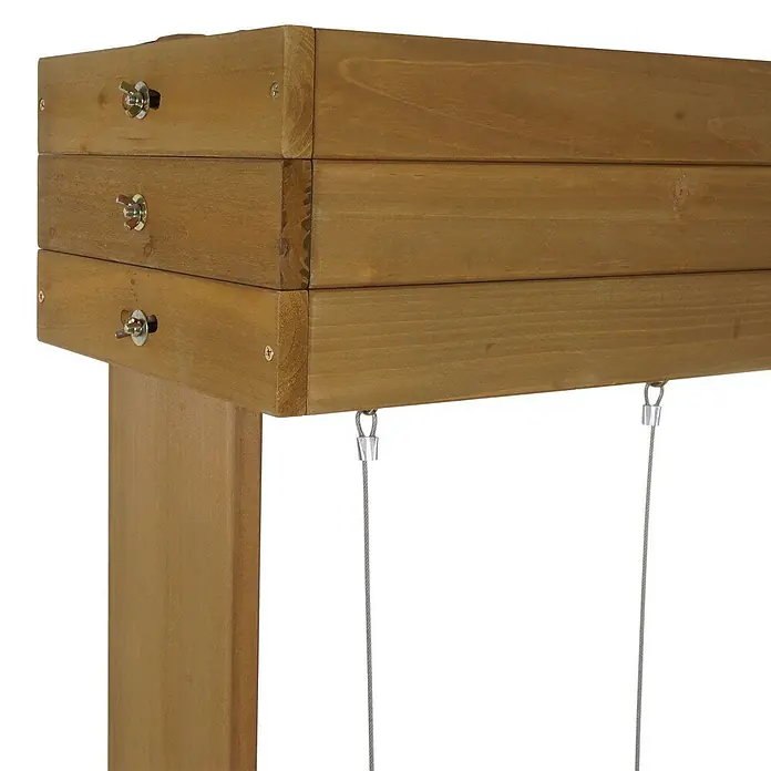 Proregal Kräuterhochbeet mit Rankgitter - L x B x H: 50 x 85 x 145 cm, Material: Holz